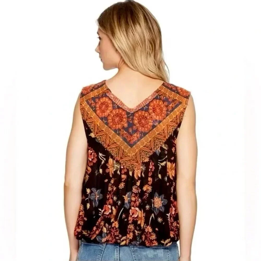 Free People Havana Sleeveless Surplice Top - Picture 10 of 11